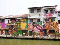 🌊 Malacca River Walk – Two Worlds in One Stroll 