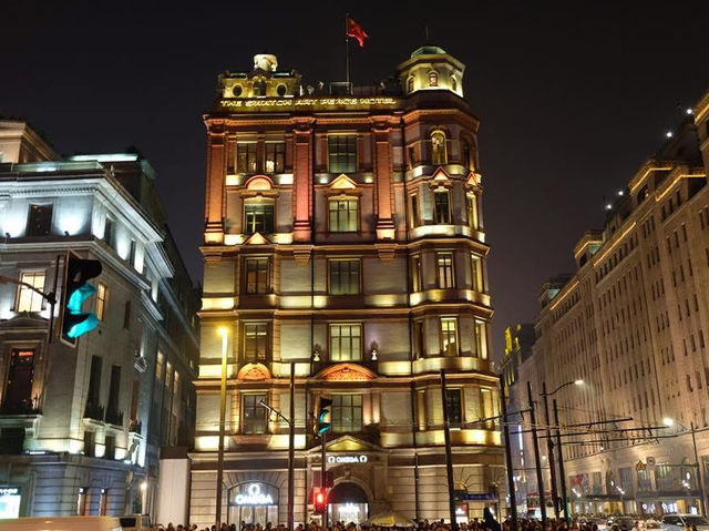 上海外灘夜景 上海君悅美景