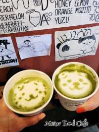 【バンコク🇹🇭】ラテアートの可愛い古民家カフェ☕