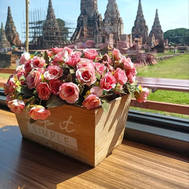 🌞ร้อนนี้เที่ยววัดไชยวัฒนารามนั่งคาเฟ่วิวสวย