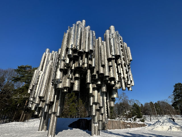 🎼赫爾辛基必訪地標｜西貝柳斯紀念碑 Sibelius Monument