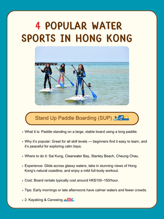 4 - Popular Water Sports in Hong Kong 🇭🇰