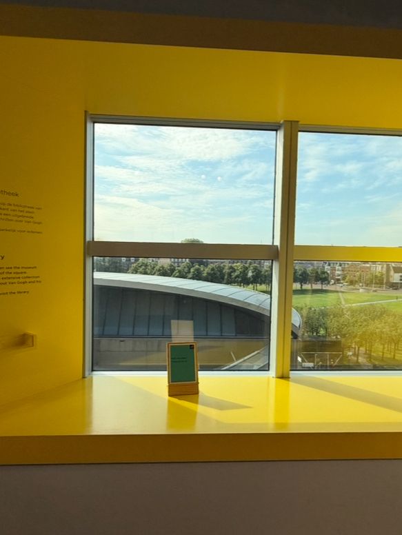 You can color sunflowers at Van Gogh Museum 