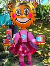 Playful Guardians: Tiger Balm Cubs at Haw Par Villa