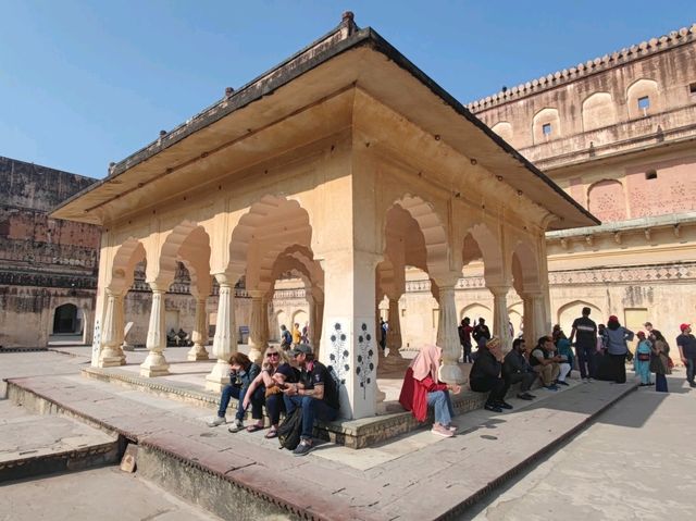 金黃山城中的摩揭陀傳奇#琥珀堡（Amber Fort）-印度捷布 (Jaipur)