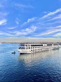 ［埃及旅遊］搭乘尼羅河河輪欣賞閃閃發光的尼羅河✨