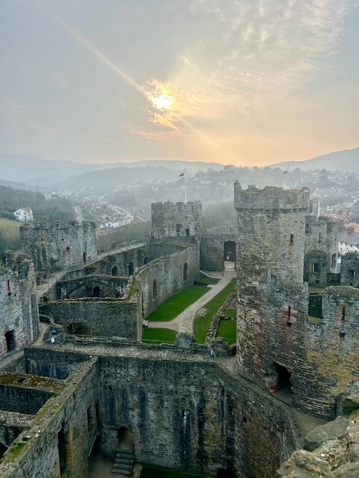 Conwy castle Wales 