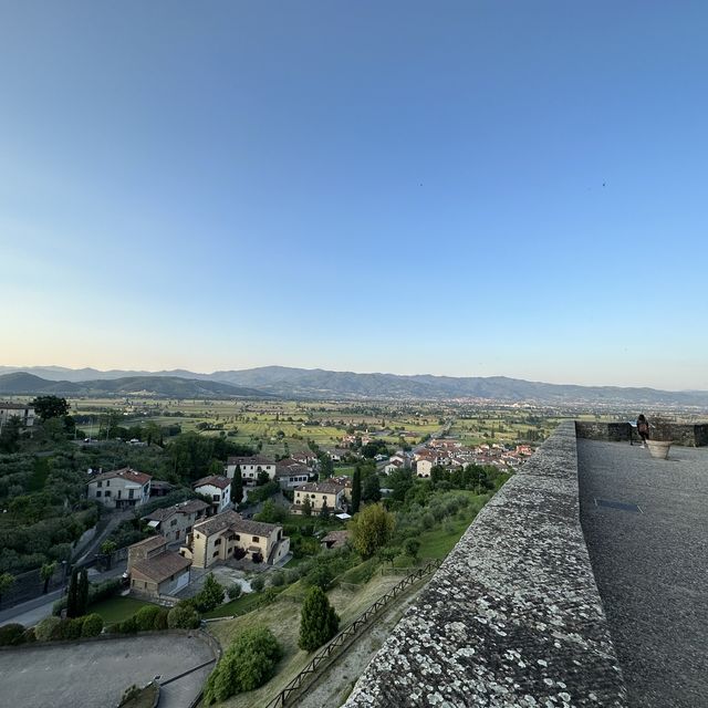 Fantastic scenery view of Anghiari 
