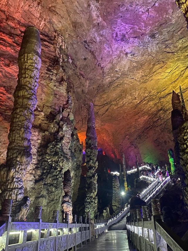 Zhangjiajie's Vibrant Underground Wonderland