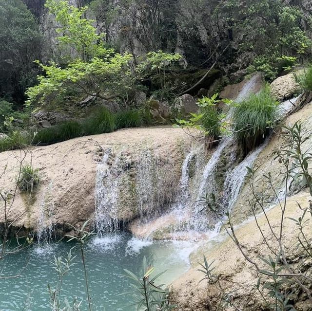 Polylimnio Waterfalls Greece 🗺️