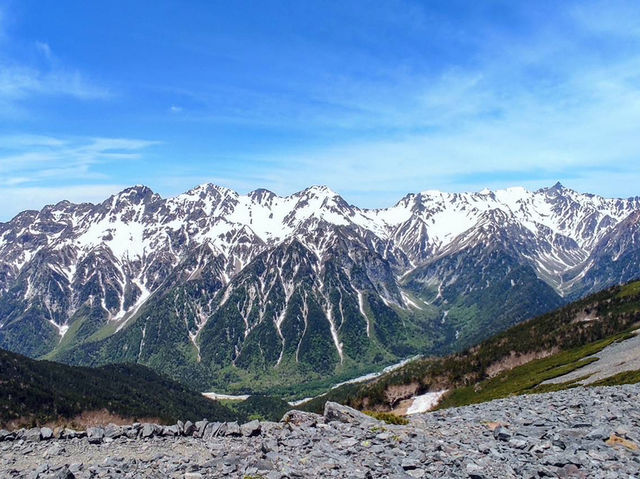 The view above from Mount Chō