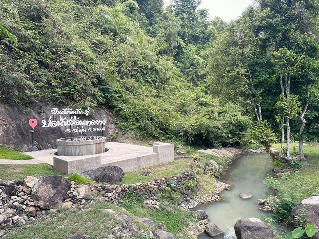 Beautiful hot springs in Ranong