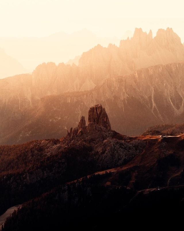 A Fiery Morning in the Dolomites: Embracing Nature's Beauty 🔥