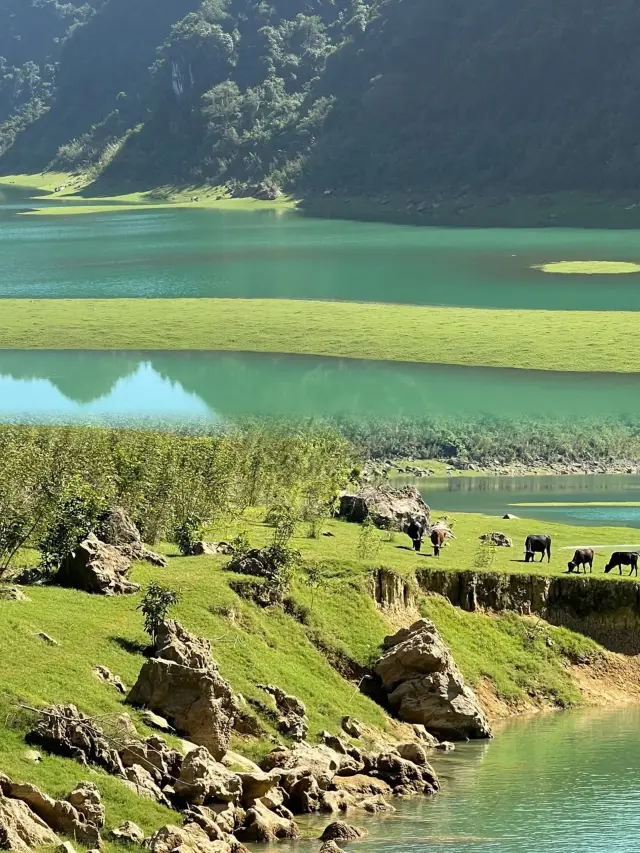 One of the most popular hiking spots around Nanning, 'Gengwang Lake'