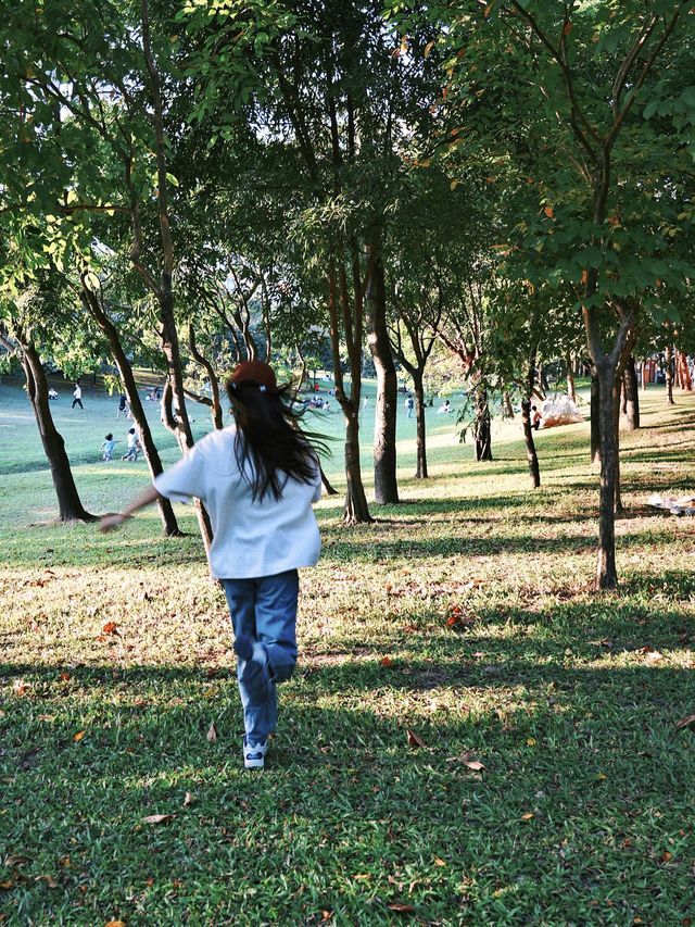 救命深圳這個藏在CBD的公園我可以躺一天