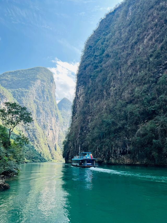 山水畫廣西河池小三峽