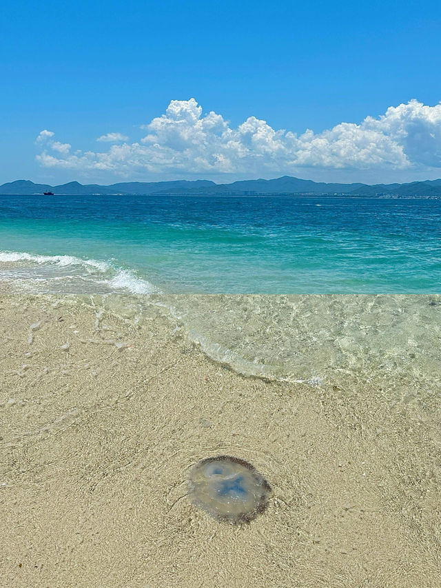 在三亚｜玻璃海不用跑太遠|||西島很早以前來三亞就曾經來過來