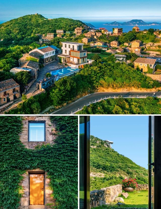 坐擁海景落日的輕奢石屋民宿。