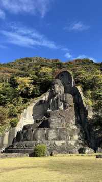日本三大名山之一千葉鋸山日本寺。