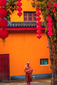 杭州法喜寺，一趟洗滌心靈的古剎之旅。