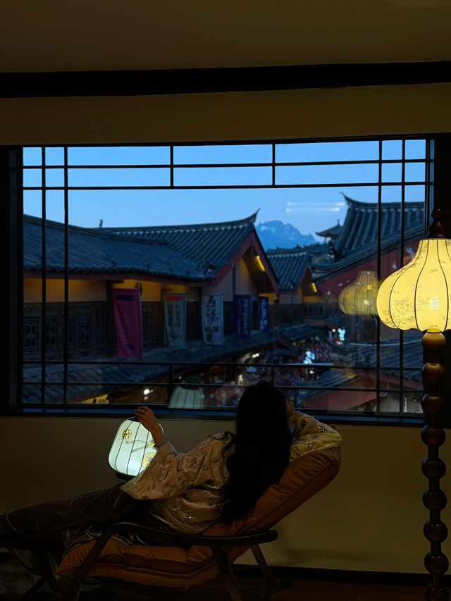 麗江古城裏的新中式觀景民宿也太好住了