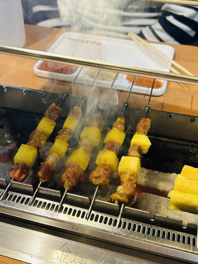 大阪心齋橋必衝！香到跺腳的延吉燒烤🍢