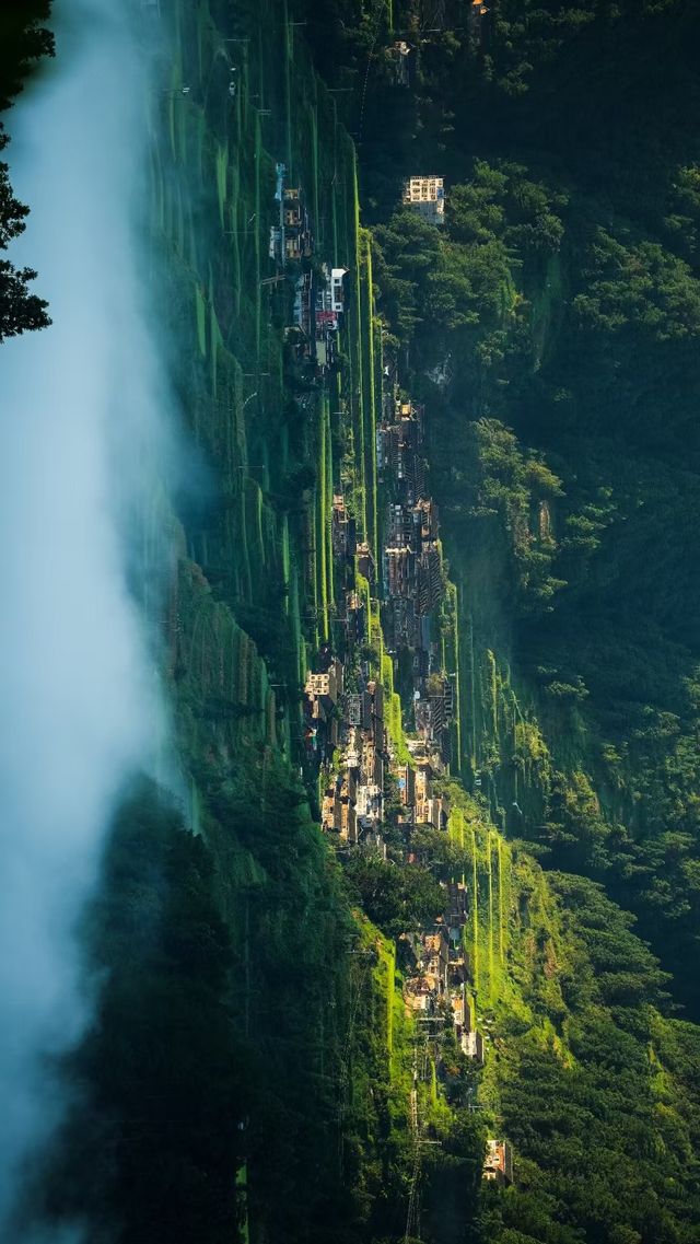 《走進苗家梯田，把自己融進青山綠水的曲線》