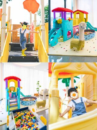 Over 300 per person, slides and pool make it super worry-free for families~