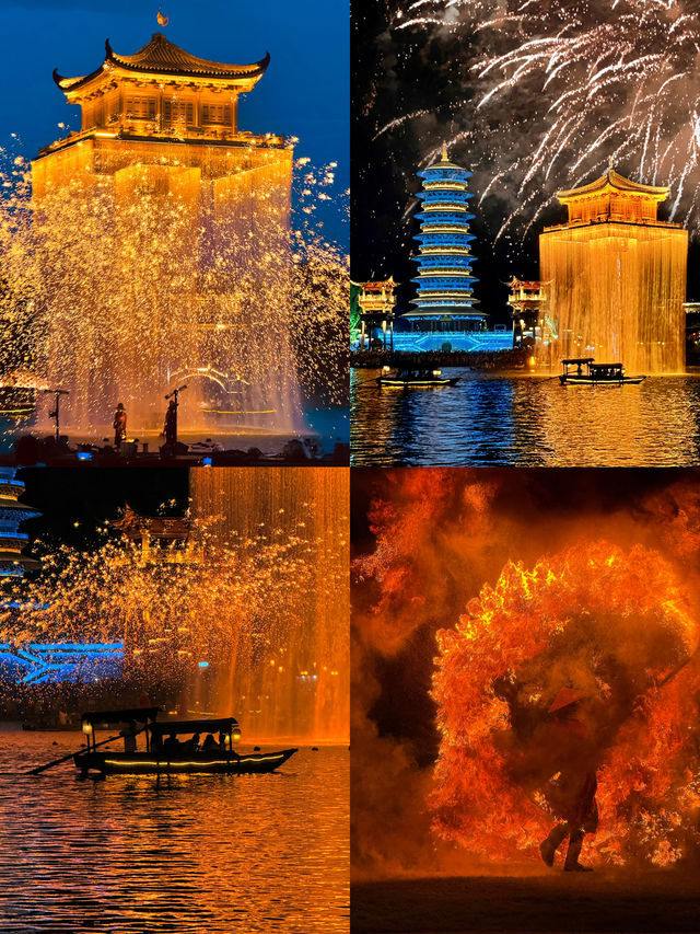 現實版天上宮闕！婺源非遺夜宴美到窒息