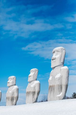 Hokkaido has its own Easter Island