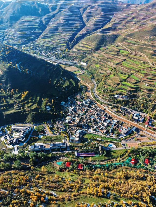 秋色掩映遮陽山