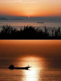 淡季才是絕絕子台州石塘的治癒系日出日落