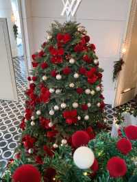 聖誕拍照,前灘華爾道夫紅絲絨聖誕樹