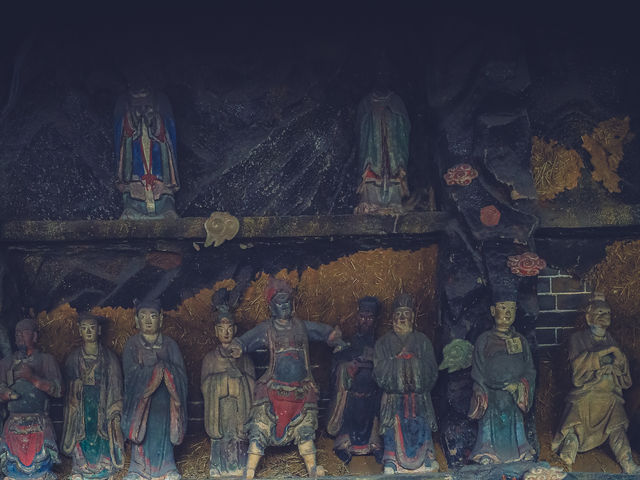 首次曝光，99%的人沒見過—明代道教全堂塑像