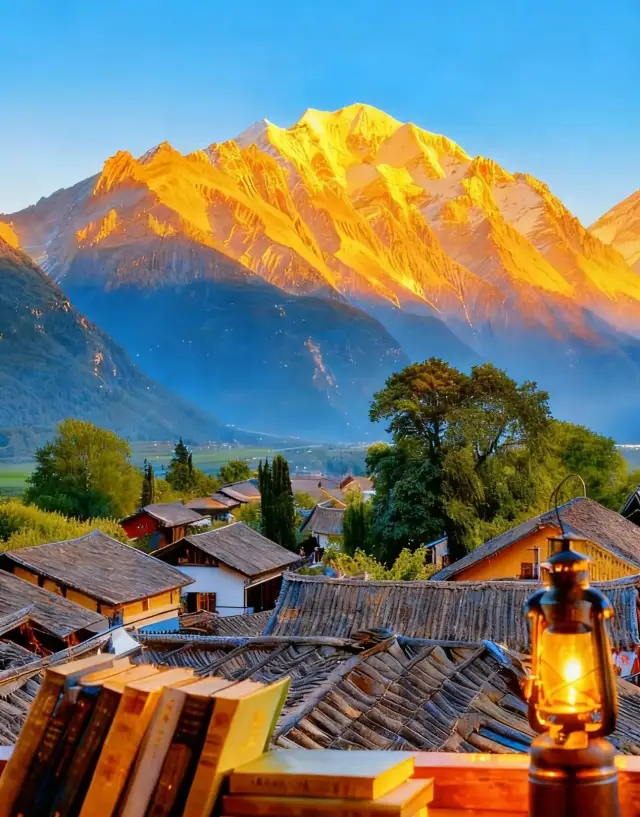 ที่พักเทพในลี่เจียง｜พักในกรอบภาพภูเขาหิมะ