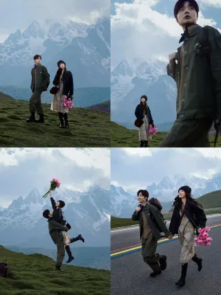 Qinghai Wedding Photos with Eight Outfits and Eight Styles + All Negatives Included! A Must-See for Wedding Preparation