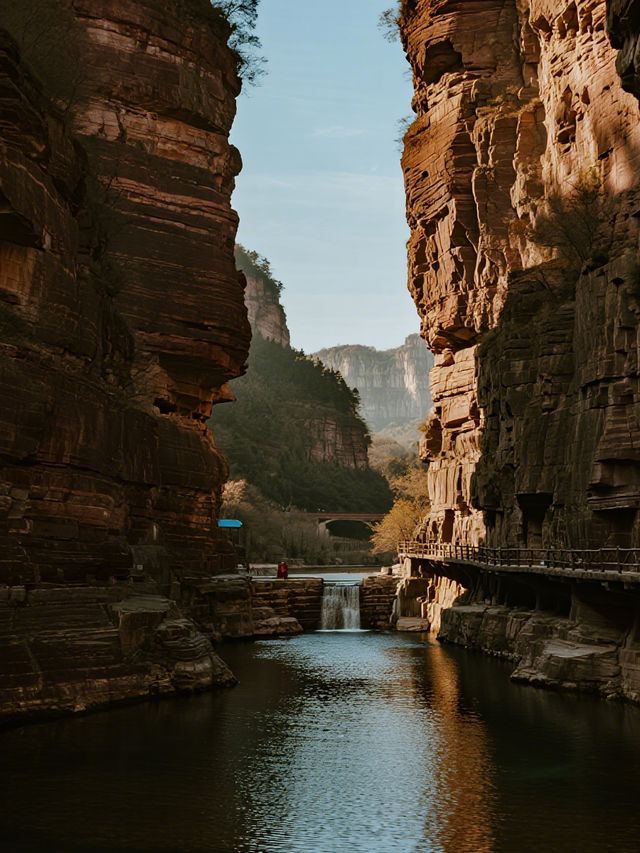 河南秋日親子秘境！破產5A龍潭大峽谷遛娃超香