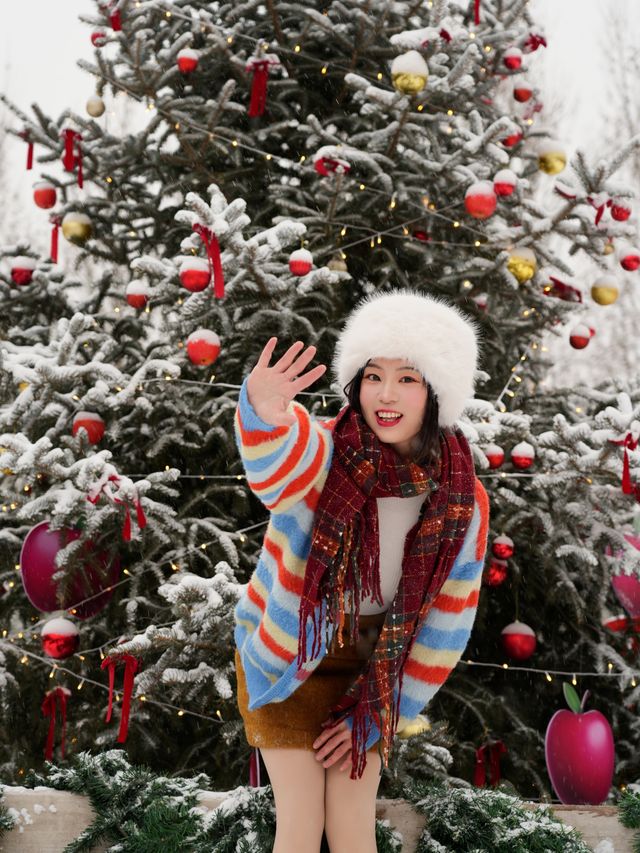 北京初雪在禧園撞進童話鎮啦！