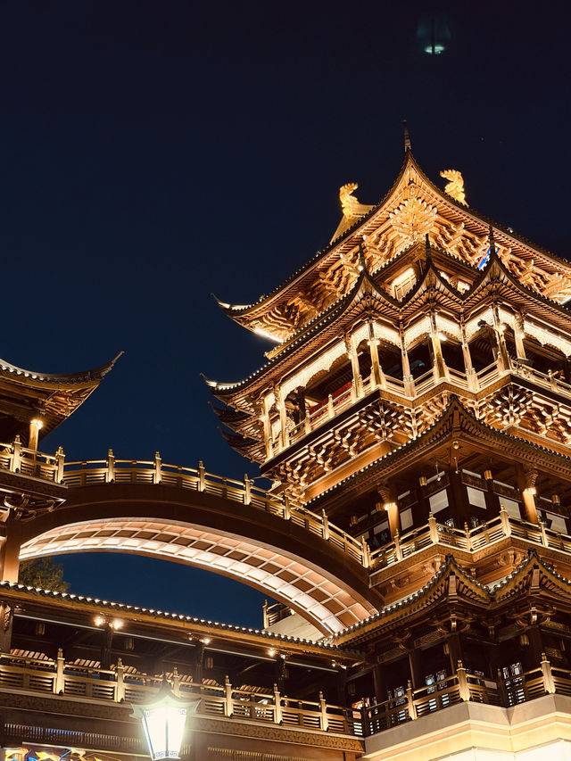 打卡義烏最美夜景雞鳴閣 打卡義烏最美夜景雞鳴閣