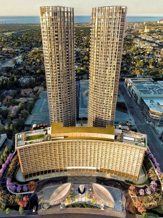 Fairmont Century Plaza: A Crescent Amber Suspended Above the Urban Bustle
