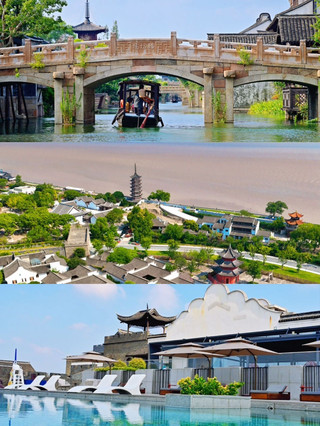 1h from Shanghai! Relax and watch the Qiantang River tidal bore from your textbook!