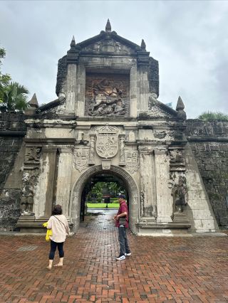 Visiting Fort Santiago in Manila