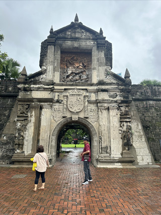 Visiting Fort Santiago in Manila