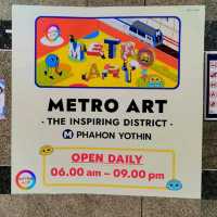 เดินเล่น Metro Art MRT พหลโยธิน อารต์ๆ