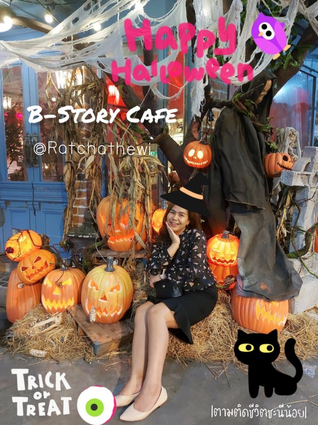 B- Story Cafe ยกทัพผีฮาโลวีนมาไว้ที่ราชเทวีแล้ว👻