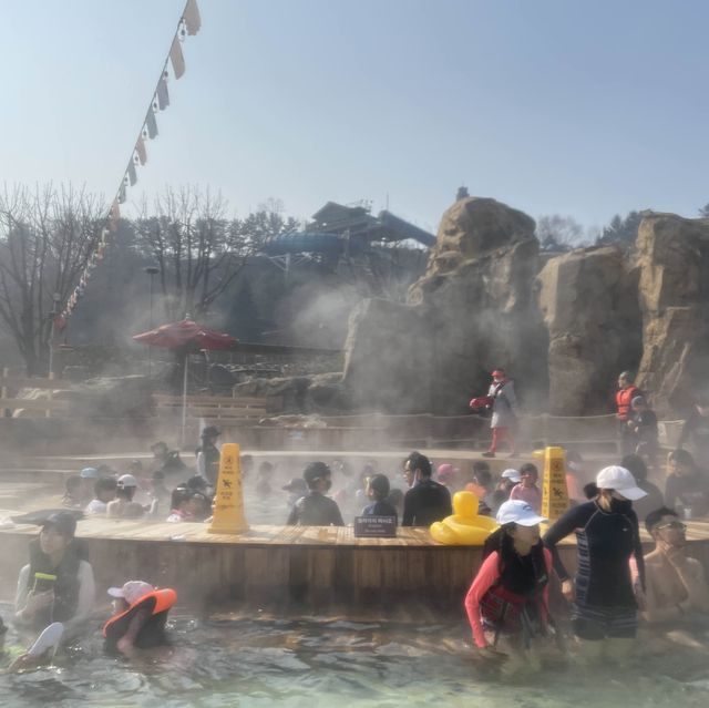 겨울철 노천탕의 새로운 도전, 캐리비안베이♨️