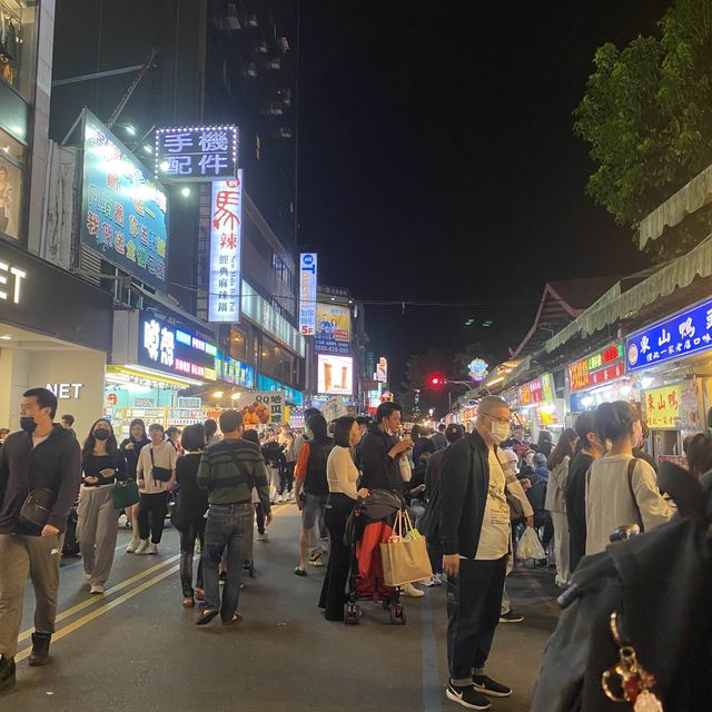 biggest night market in Luodong, Taiwan