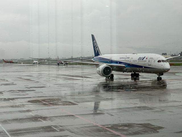 福岡空港→高知(龍馬)空港へ。JAL『エンブラエル』で高知へ飛ぶ。