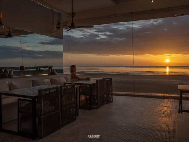รีสอร์ท 5 ดาว หัวหินติดทะเล บรรยากาศดีมาก🏝️