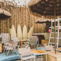 🏖 คาเฟ่สไตล์ Beach Club อยู่แค่ #เมกาบางนา 